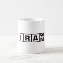 Iraq Iran Sign Coffee Mugs