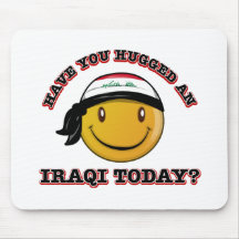 Iraq smiley flag designs mousepad
