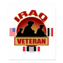 Iraq Vet Flags posters