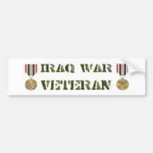 Iraq War Vet Bumper Stickers