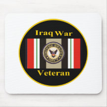 Iraq War Veteran "Navy" Mousepad