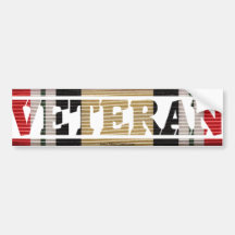 Iraqi Freedom Veteran  CMR Bumper Stickers