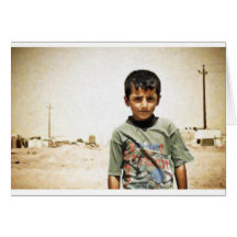 Iraqi kurdish boy Dohuk Iraqi Kurdistan lrg Greeting Cards