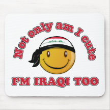 Iraqi smiley flag designs mousepads