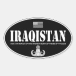 Iraqistan EOD Master Oval Stickers