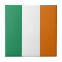Ireland Flag Ceramic Tile