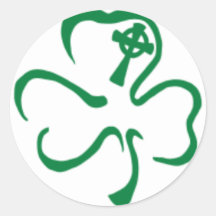 ireland round stickers