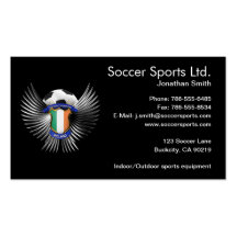 Ireland Soccer Champions Business Cards