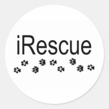 iRescue Round Stickers