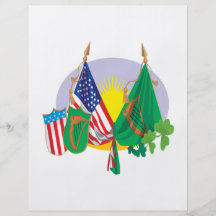 Irish American Pride Flyer Design