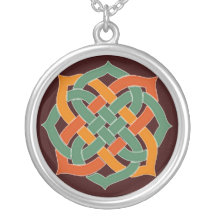 irish celtic knot fashion necklace