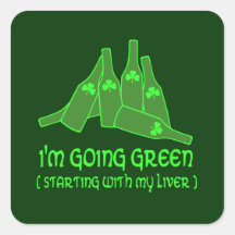 Irish drinking sticker