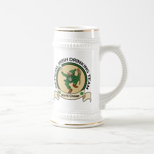Irish Drinking Team beer stein Coffee Mugs