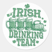 Irish Drinking Team Gear Sticker