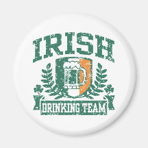 Irish Drinking Team Refrigerator Magnet