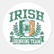 Irish Drinking Team Sticker