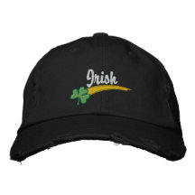Irish Embroidered Hat