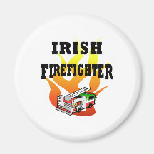 Irish Firemen Refrigerator Magnet