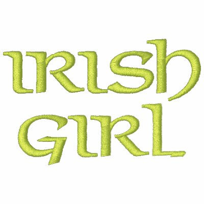 IRISH GIRL - t-shirt Embroidered Polo Shirt