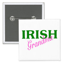 Irish Grandma Pinback Button