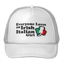 Irish Italian Girl Mesh Hats