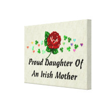 Irish Mum Gallery Wrapped Canvas