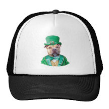 Irish Pitbull Dog Mesh Hat