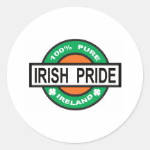 Irish Pride Round Sticker