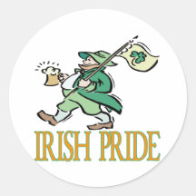 Irish Pride Round Sticker