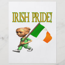 Irish Pride Woman Custom Flyer