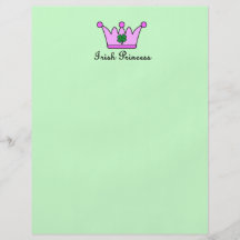 irish princess crown custom flyer