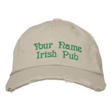 Irish Pub Embroidered Hat