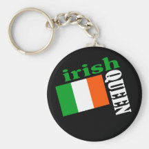 Irish Queen & Flag Key Chains