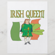 Irish Queen Personalised Flyer