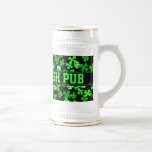 Irish Shamrock Drinking Stein Coffee Mug
