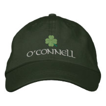 Irish shamrock personalized baseball cap