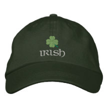Irish shamrock St Patrick's Embroidered Hats