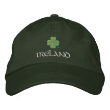 Irish shamrock St Patrick's Embroidered Hats