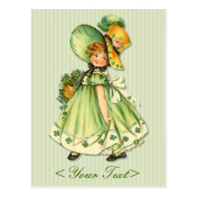Irish Shamrock Stroll Postcard