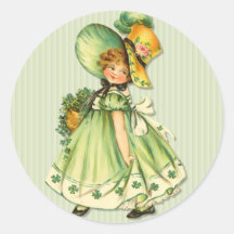 Irish Shamrock Stroll Sticker