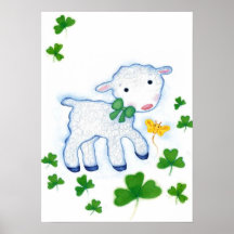Irish sheep poster