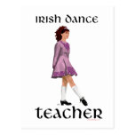 Irish Step Dance Teacher - Pink Postcards