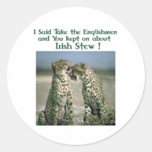 Irish Stew funny shirts and irish humour gifts Sticker