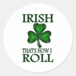 Irish That's How I roll Stickers