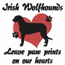 Irish Wolfhounds Leave Paw Prints