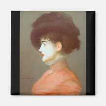 Irma Brunne by Edouard Manet Fridge Magnet