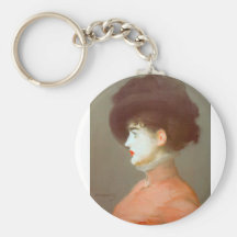 Irma Brunne by Edouard Manet Keychain
