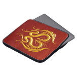 Iron Dragons, yellow and red Laptop Computer Sleeve