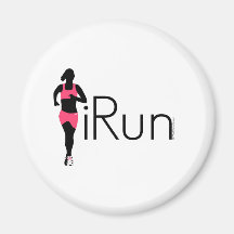 iRun Fridge Magnet