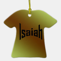 Isaiah Christmas Tree Ornament
